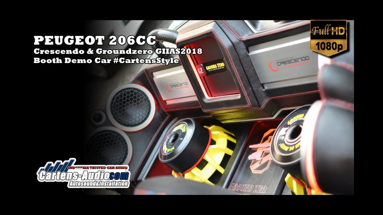 [EVENT] PEUGEOT 206CC | Crescendo - Ground Zero GIIAS2018 Booth Demo Car