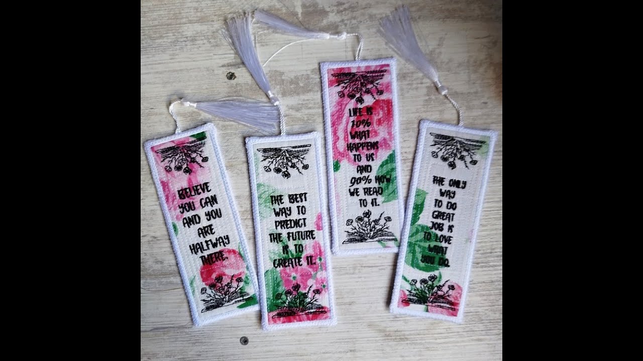 ITH inspirational bookmarks tutorial