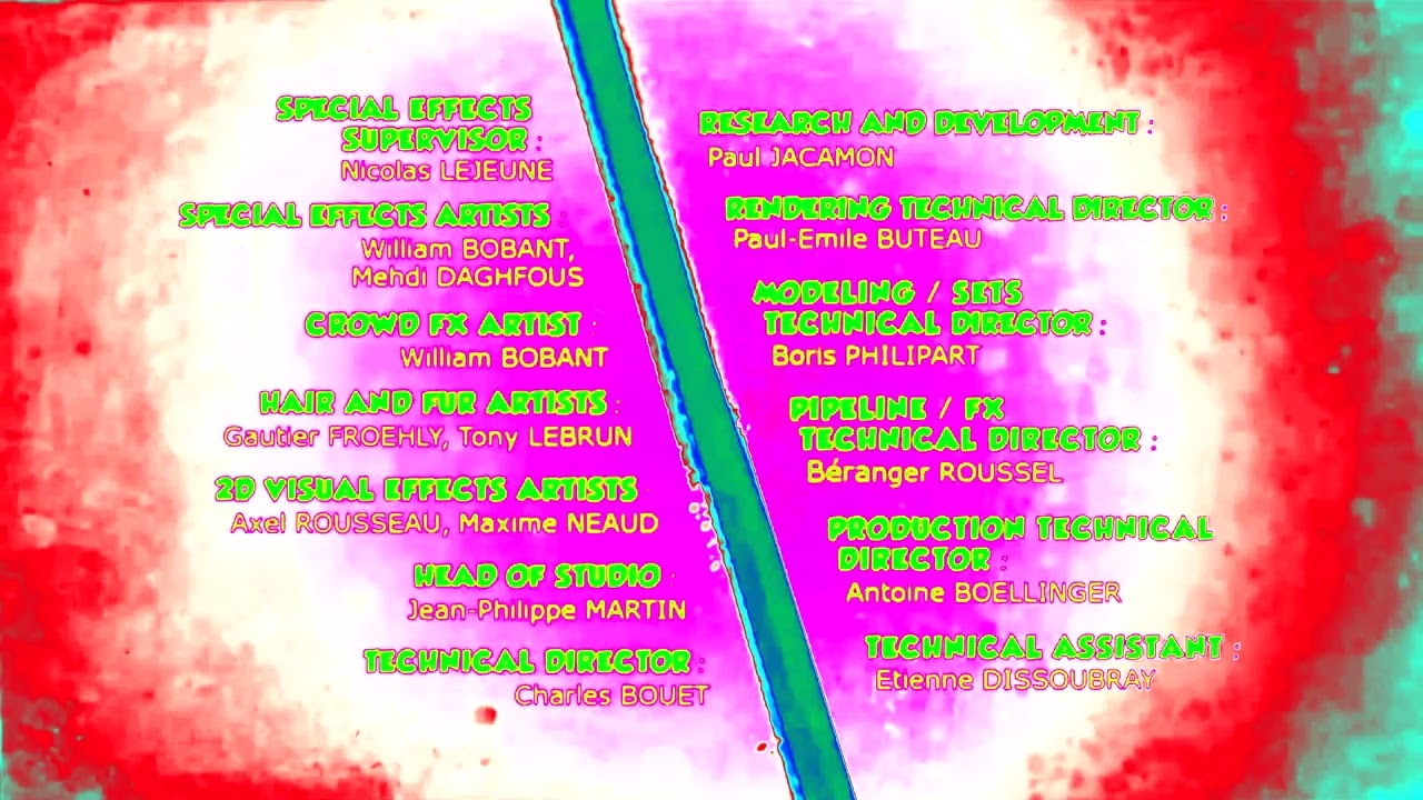 Grizzy and the Lemmings End Credits Effects (NEIN Csupo Effects Extended)