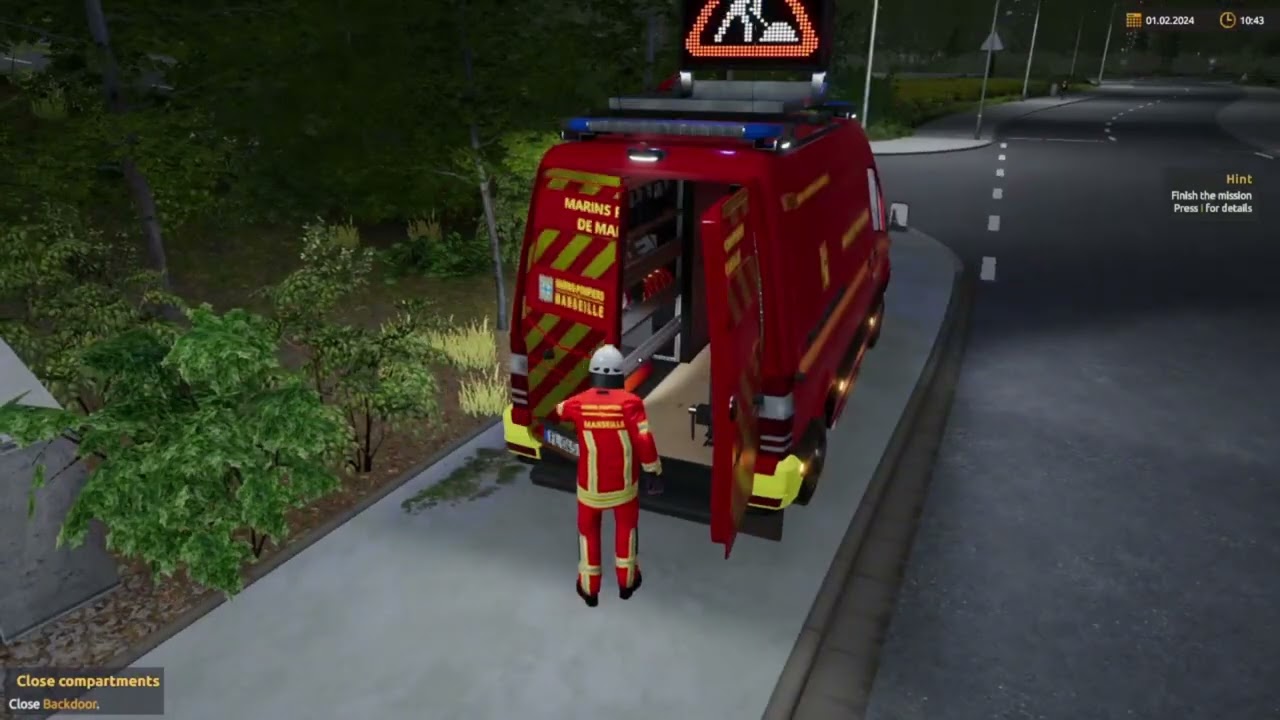Emergency Call 112 | Bataillon des Marins Pompiers de Marseille (BMPM) |  Tree sawing