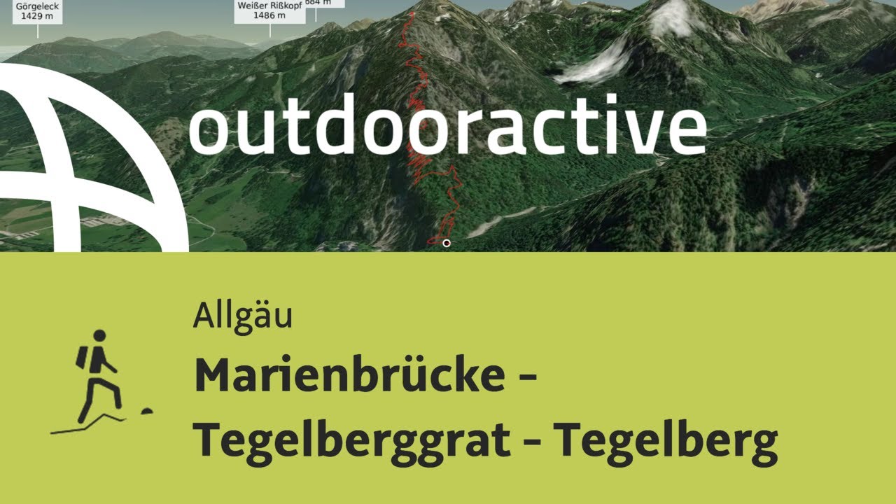 Bergtour im Allg&auml;u: Marienbr&uuml;cke - Tegelberggrat - Tegelberg