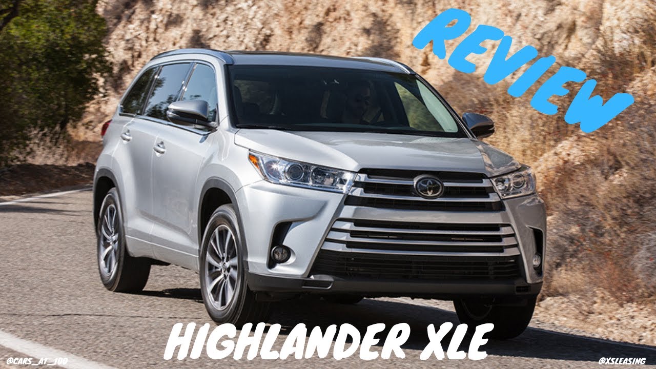 2019 TOYOTA HIGHLANDER XLE -- MOST RELIABLE 3 ROW SUV !