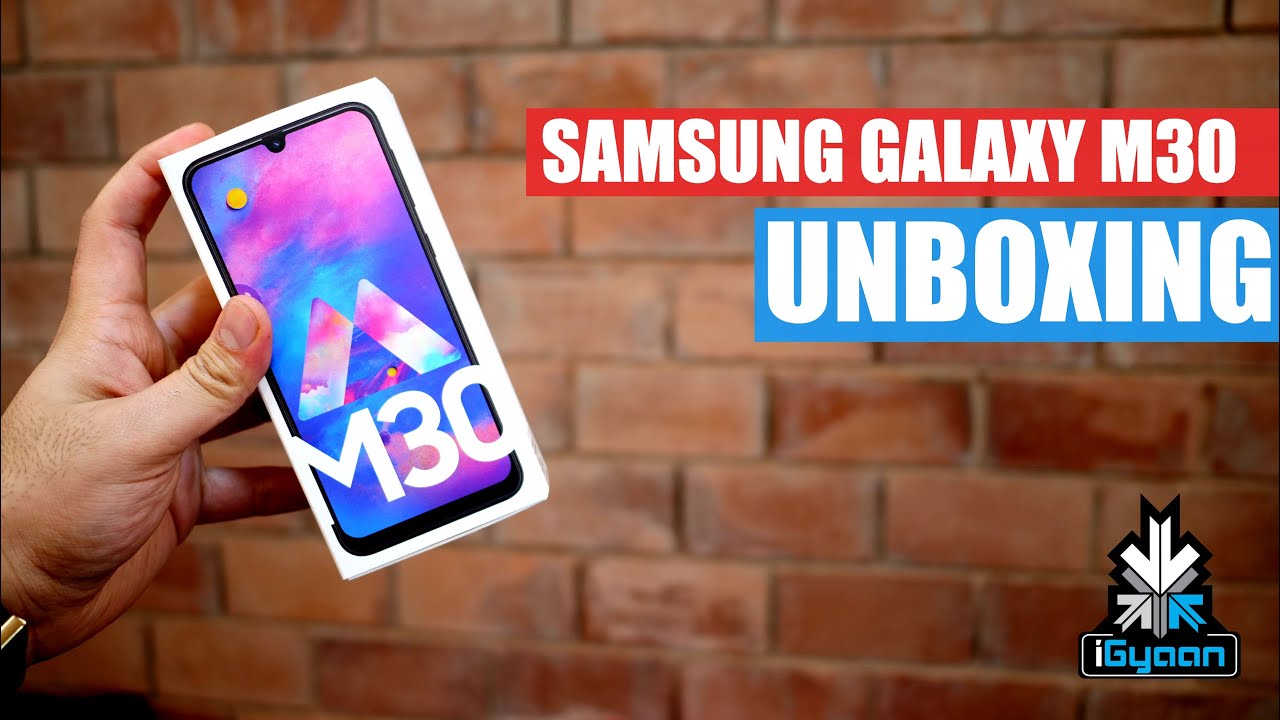 Samsung Galaxy M30 With AMOLED Display Unboxing And First Impressions