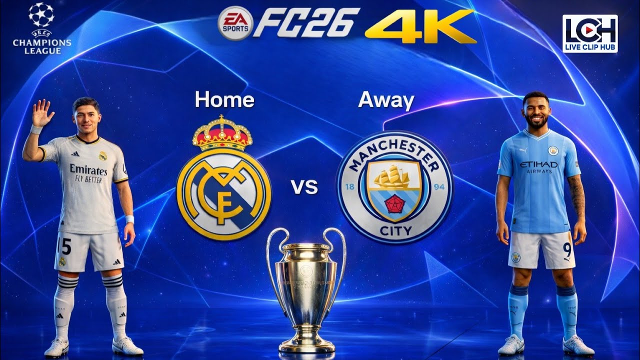 FC 26 - Real Madrid vs. Man City - UEFA Champions League 25/26 Full Match | PS5™ Pro [4K60FPS]