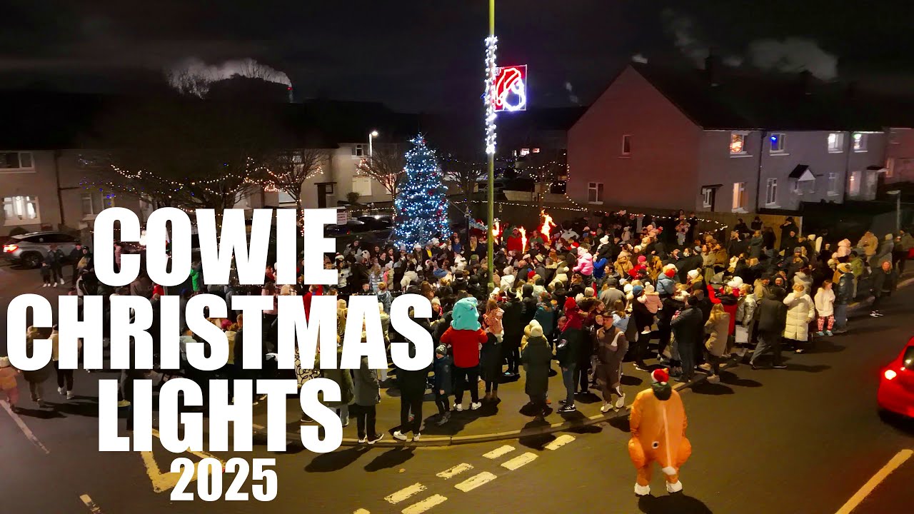 Cowie christmas lights 2025
