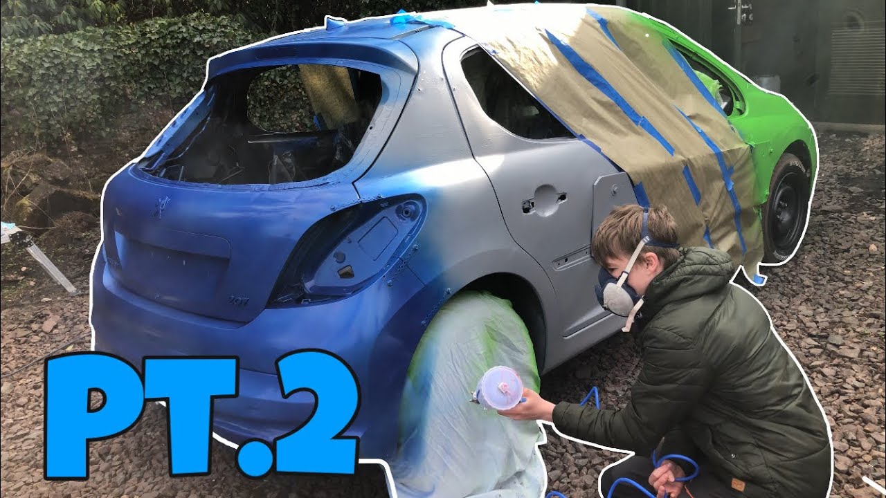 Painting My Dads Stockcar Part 2