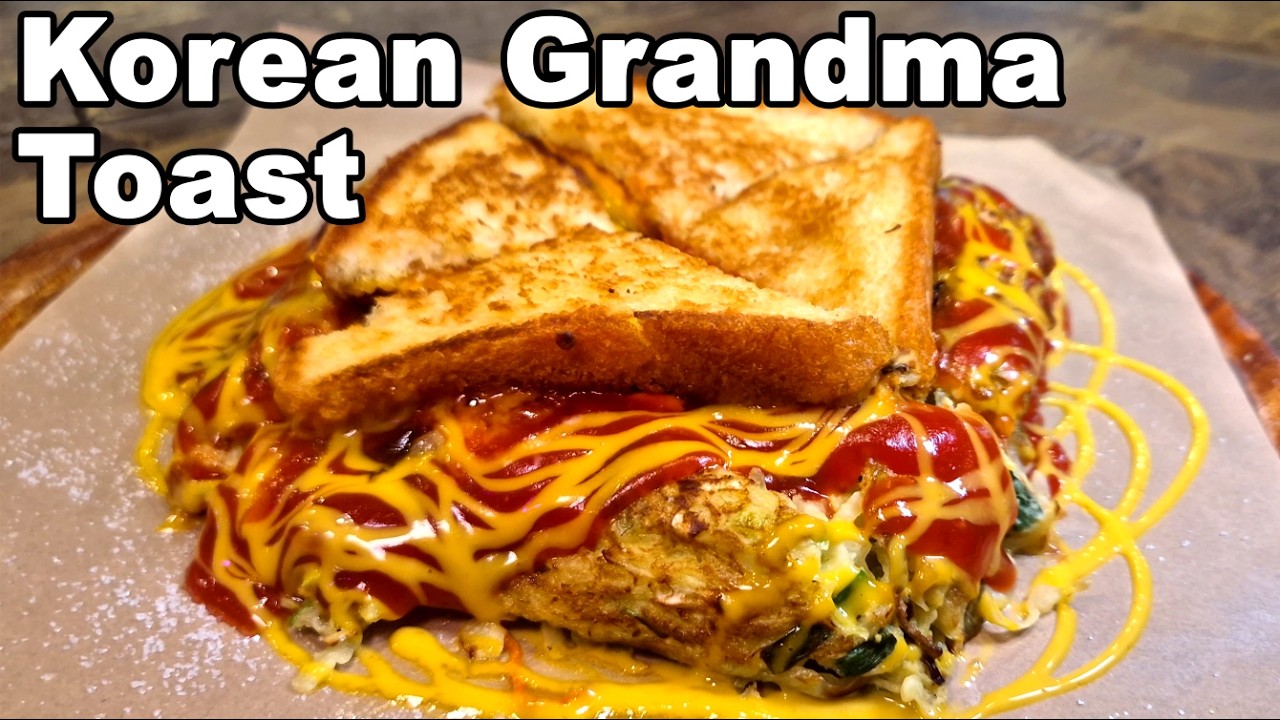 Insane $2 Toast in Seoul | Korean Street Food ASMR