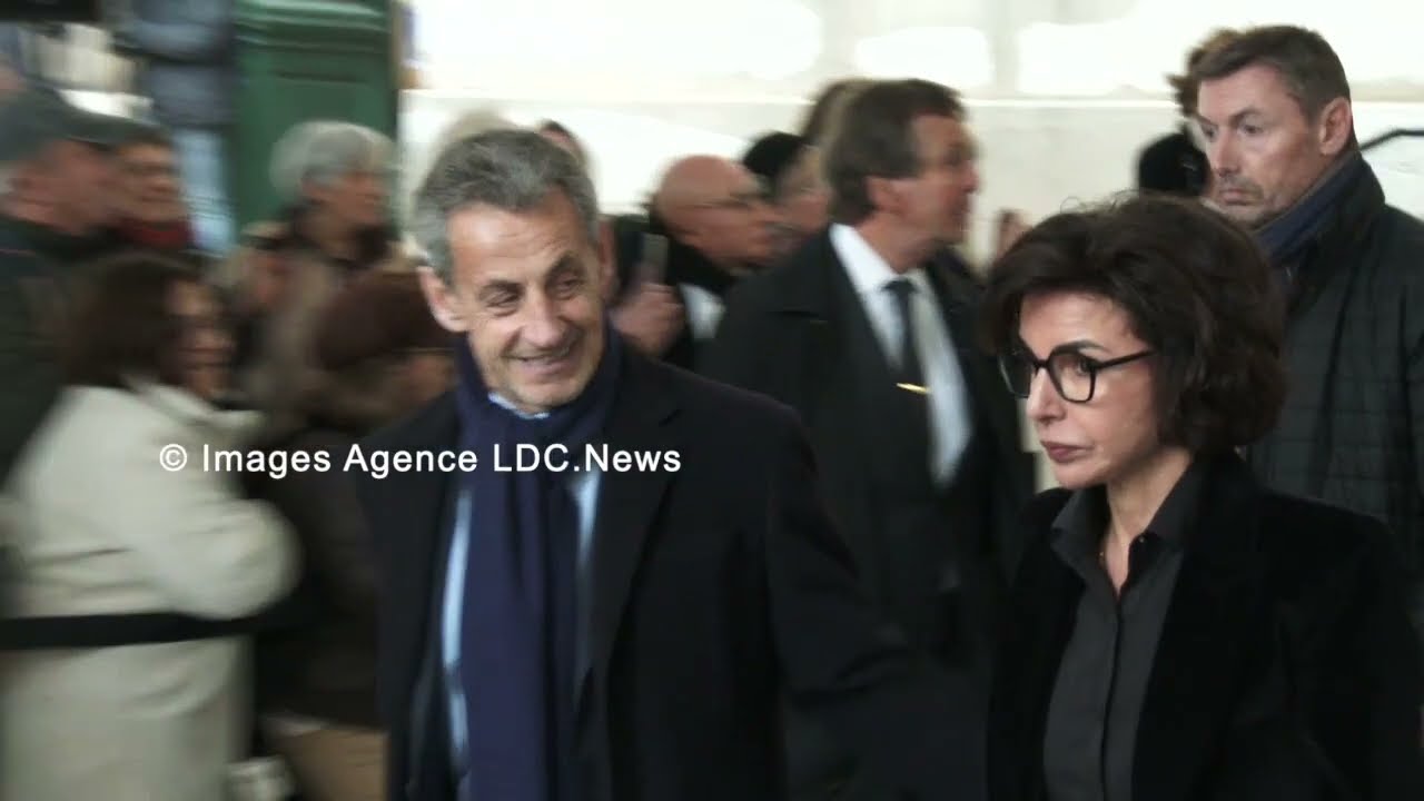 Obsèques de Frédéric Mitterrand en l'église Saint Thomas d'Aquin. Paris/France - 26 Mars 2024