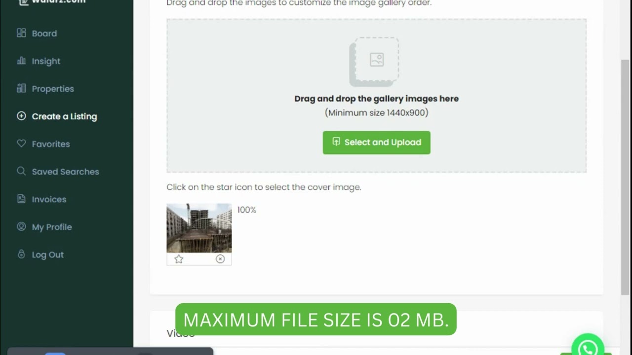 How To Upload Property - Walarz.com