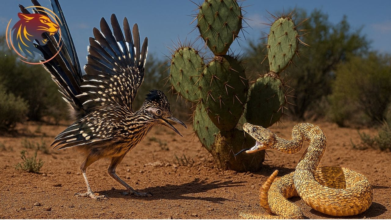 Roadrunner contra cobra venenosa: uma batalha sem tréguas 