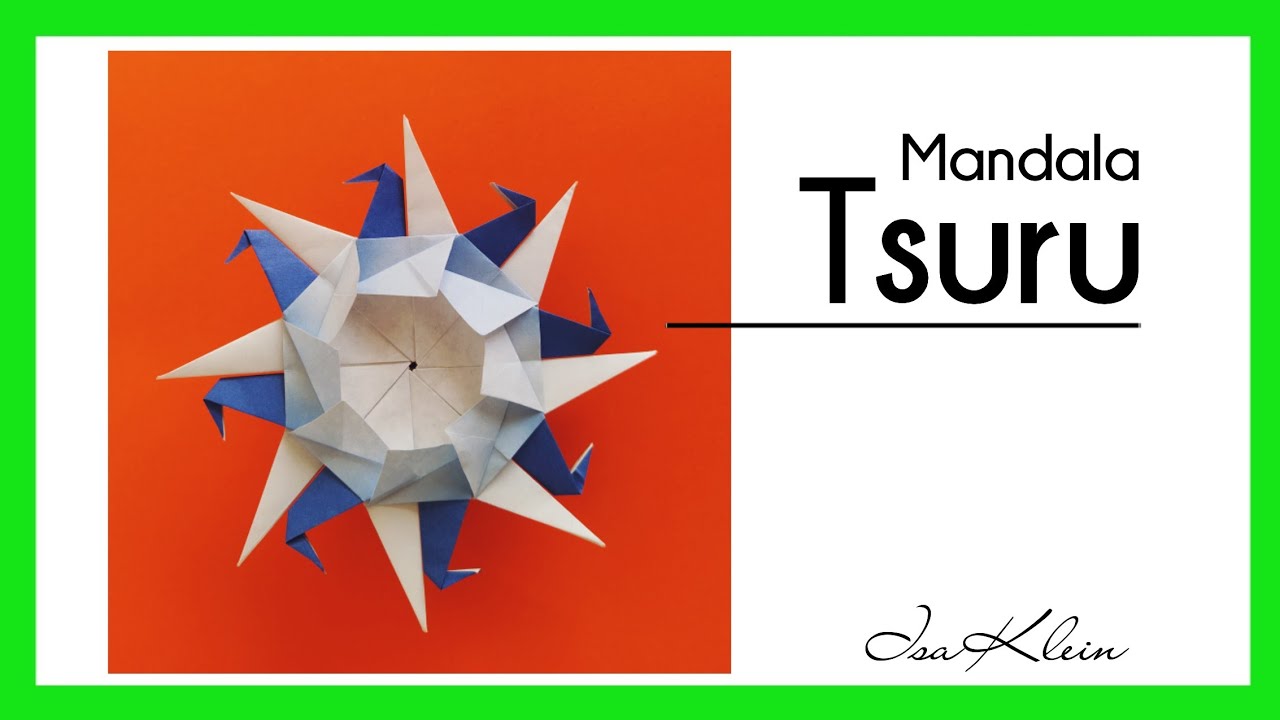 Como fazer Mandala de Tsuru