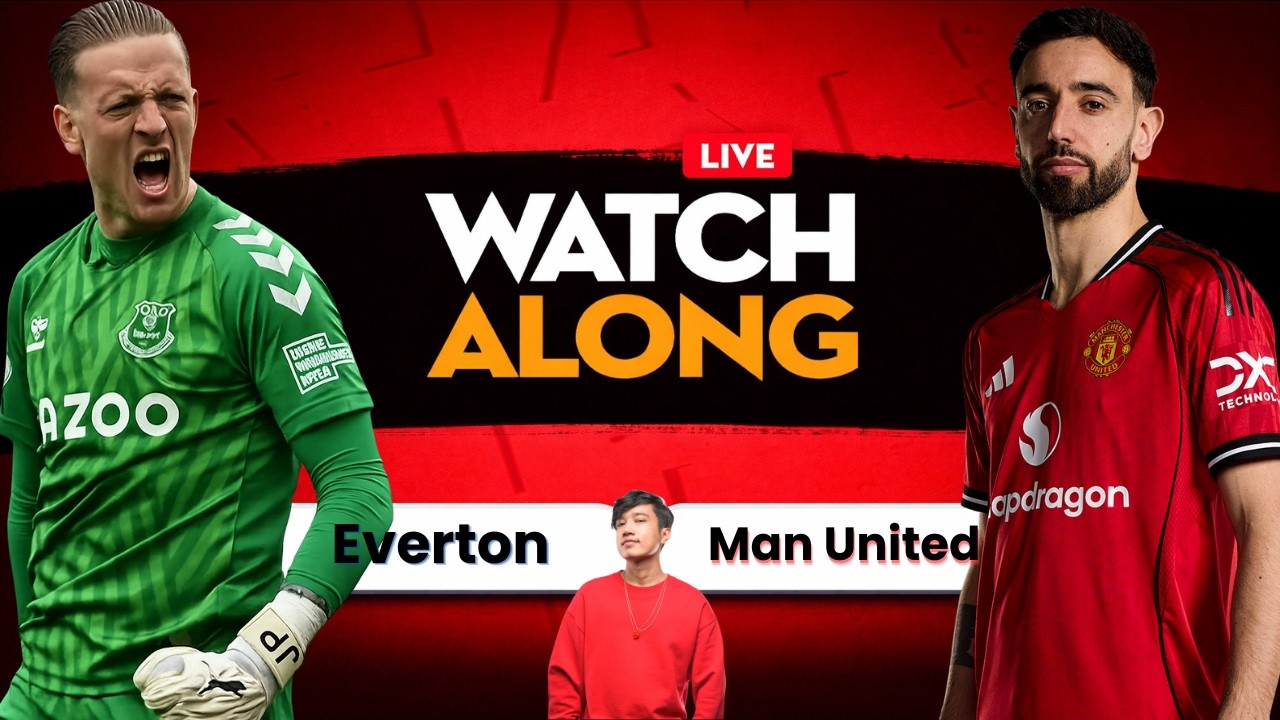 Manchester United Vs Evertonl | Premier Legaue |  Watchalong with Mr.Hyozu