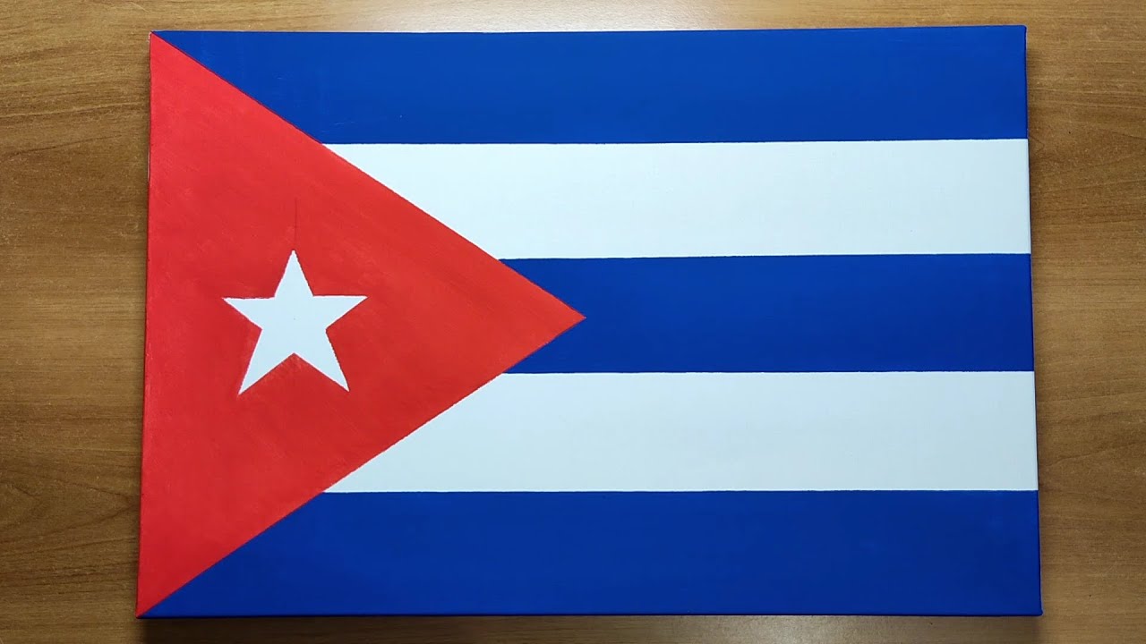 How To Paint the CUBAN FLAG