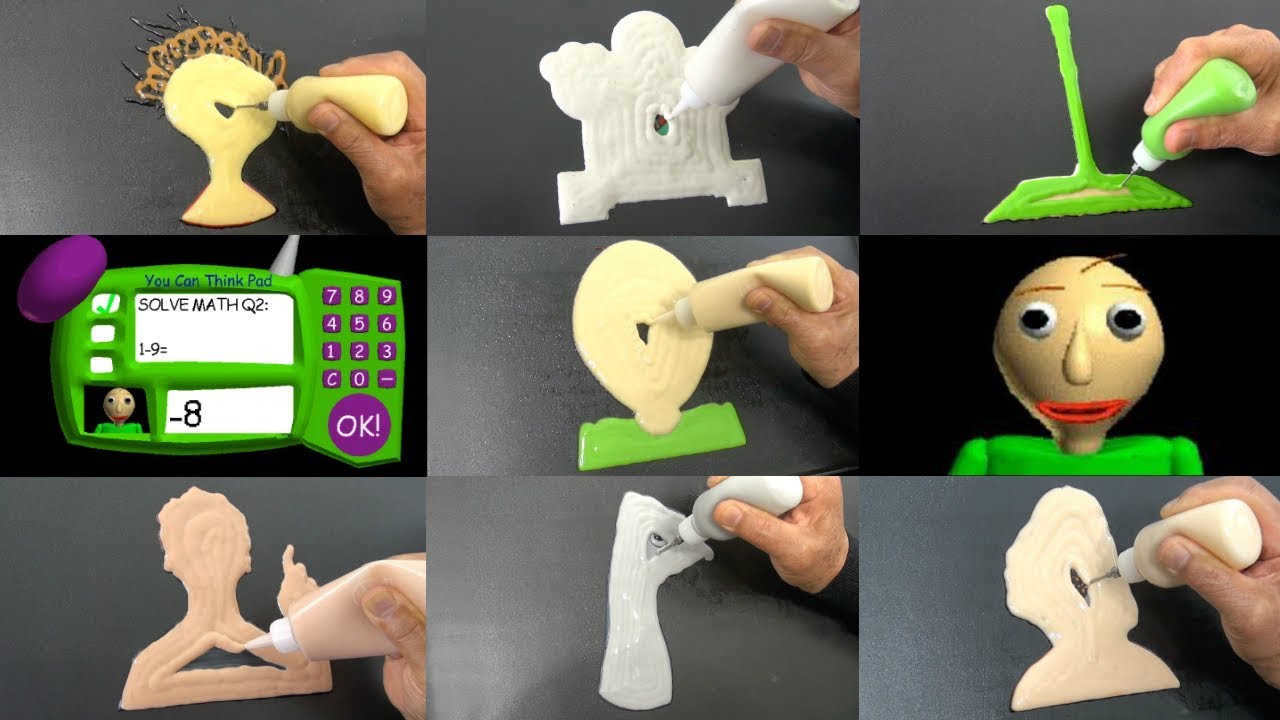 Baldi's Basics ALL Characters Pancake Art
