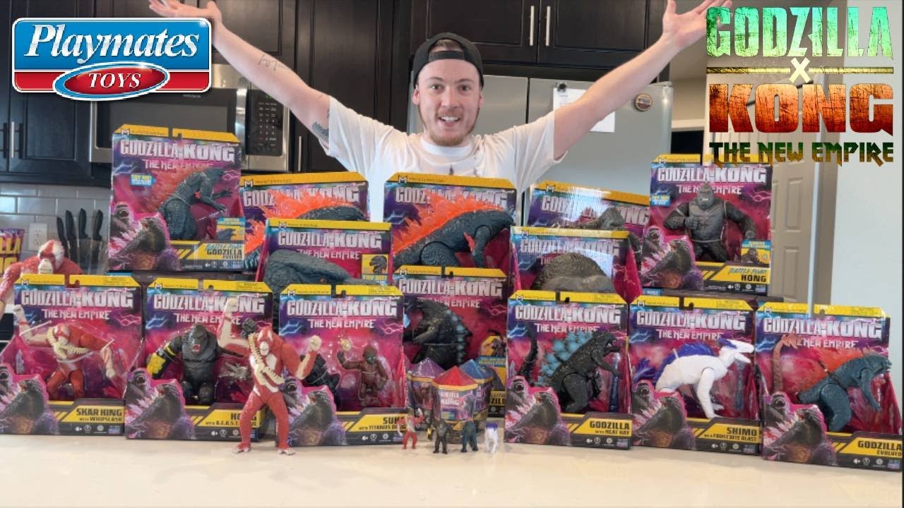 EVERY Playmates Godzilla X Kong: The New Empire Figure I 6 Inch, 2 Packs, Battle Roar, Giants & MORE