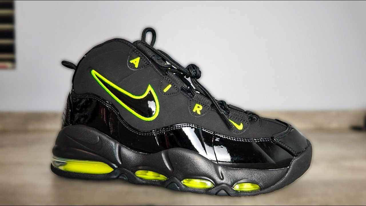 Распаковка кроссовок Nike Air Max Uptempo 95 &laquo;Black Volt&raquo; 2025 + обзор + на ногах