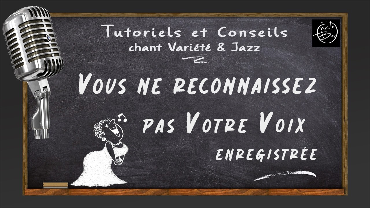 Oncle Ben - Vous ne reconnaissez pas votre voix enregistrée; voici pourquoi.