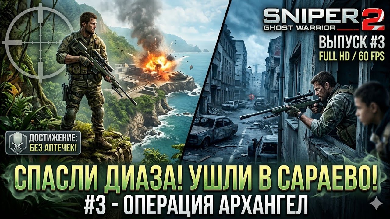 Прохождение Sniper Ghost Warrior 2 #3 Акт 1 Никого Не Бросать