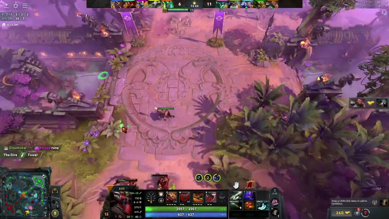 dota 2 AXE( facet:Call Out) turbo