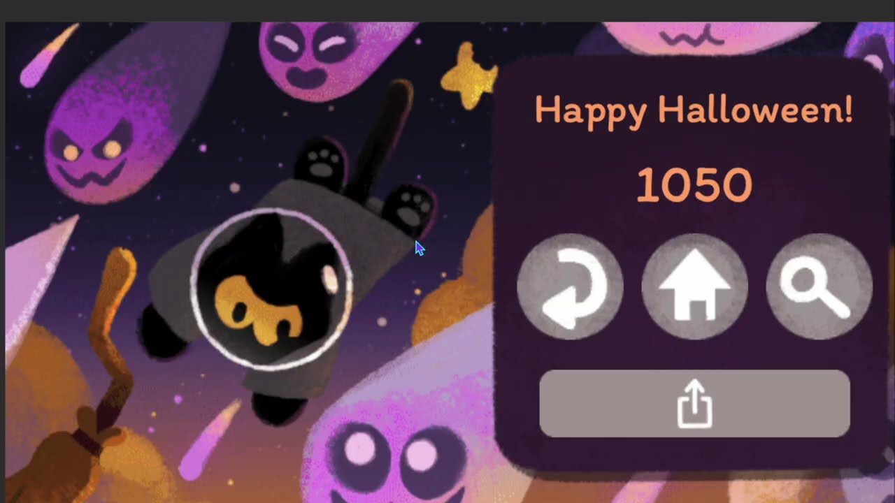 Get Spooked With Momo The Cat In Halloween 2024 Google Doodle Game!