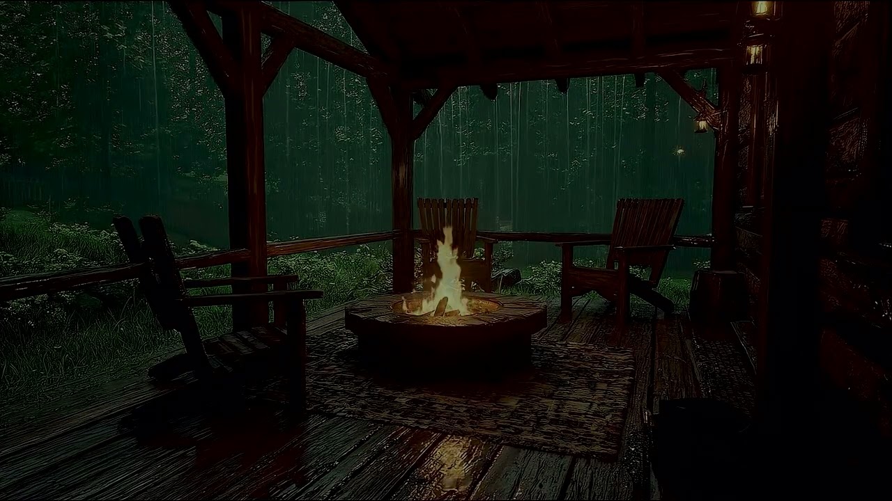 Deep Sleep Sounds of Rain and Thunder for Calm Mind and Restful Sleep