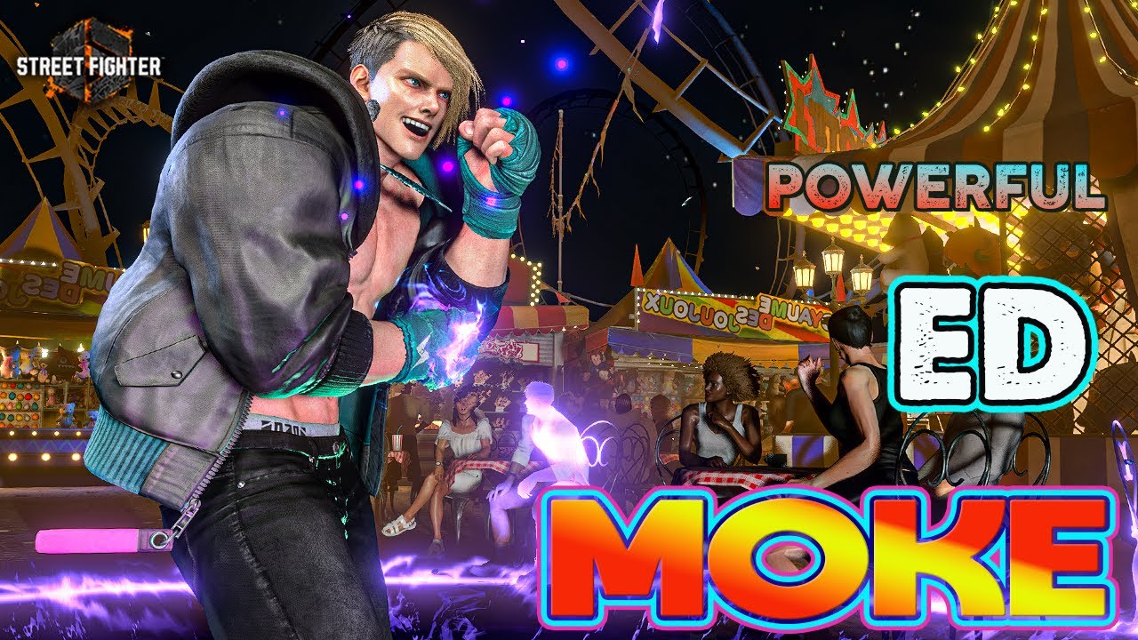 SF6 🔥 World Best Pro Player MOKE ED 🔥 SF6 DLC High-Level Gameplay