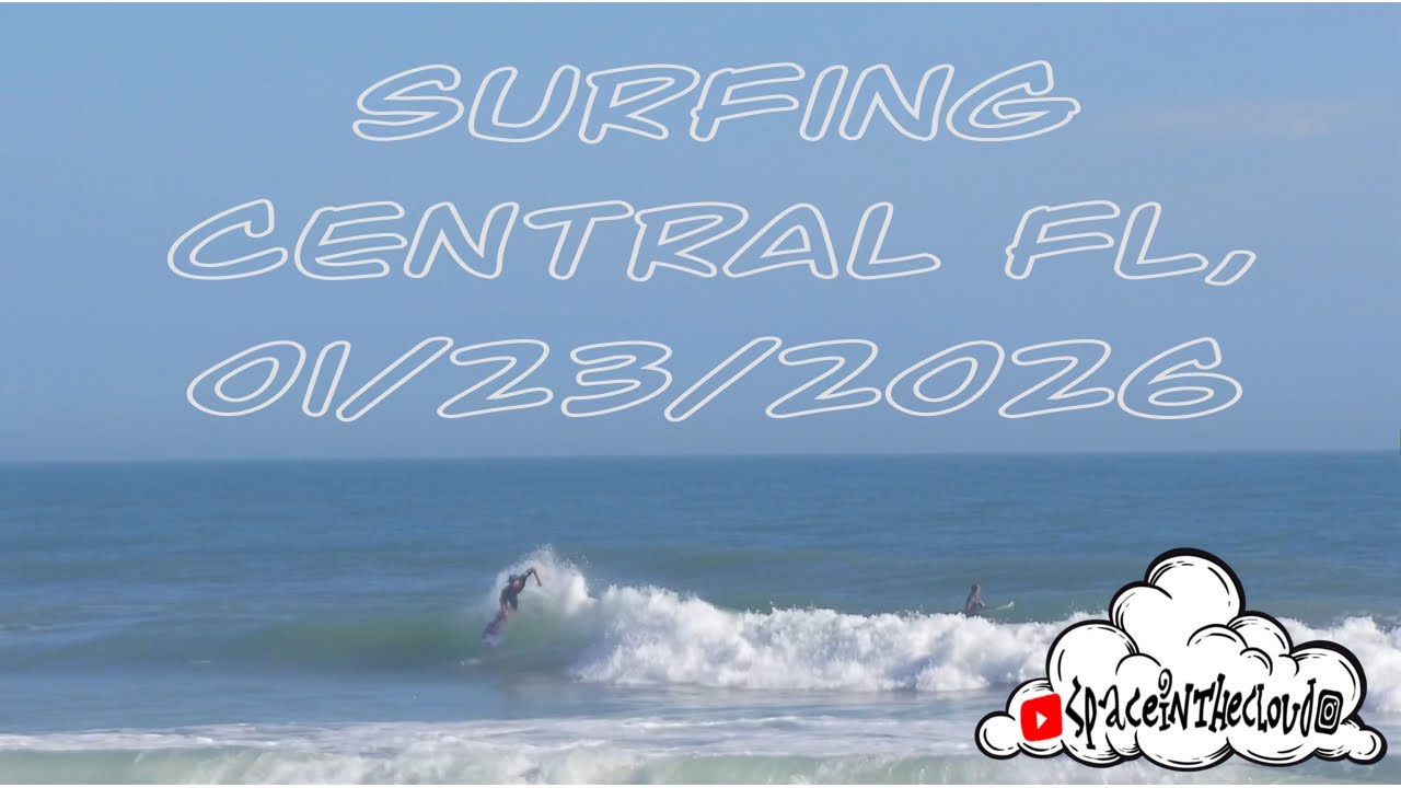 Surfing a firewire Machadocado in central Florida late January 
