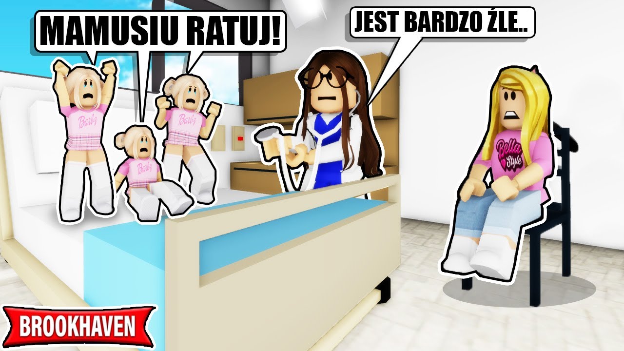 POSZŁAM DO LEKARZA Z TROJACZKAMI i STAŁO SIĘ TO...(Brookhaven Rp)| Vito i Bella