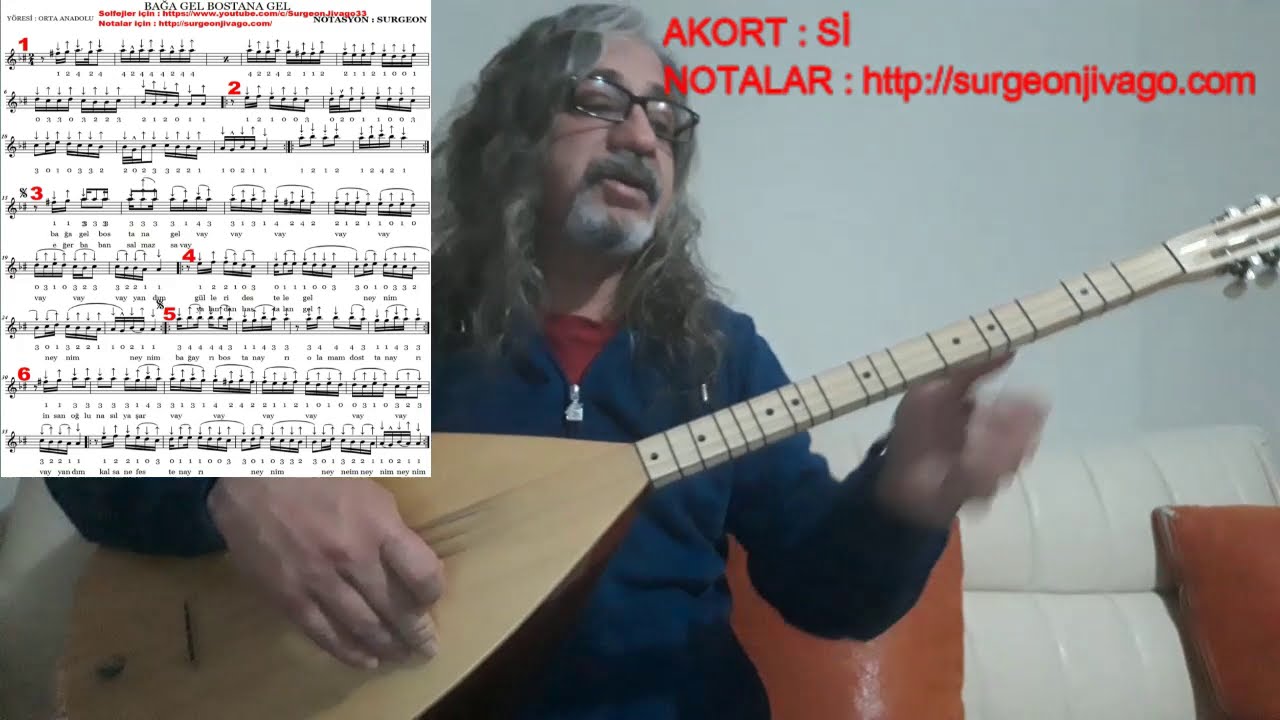 SOLFEJ NEŞET ERTAŞ BAĞA GEL BOSTANA GEL KISA SAP BAĞLAMA EKLEYEN SURGEON