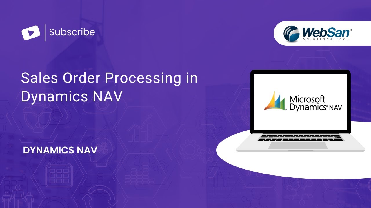 Sales Order Processing in Dynamics NAV