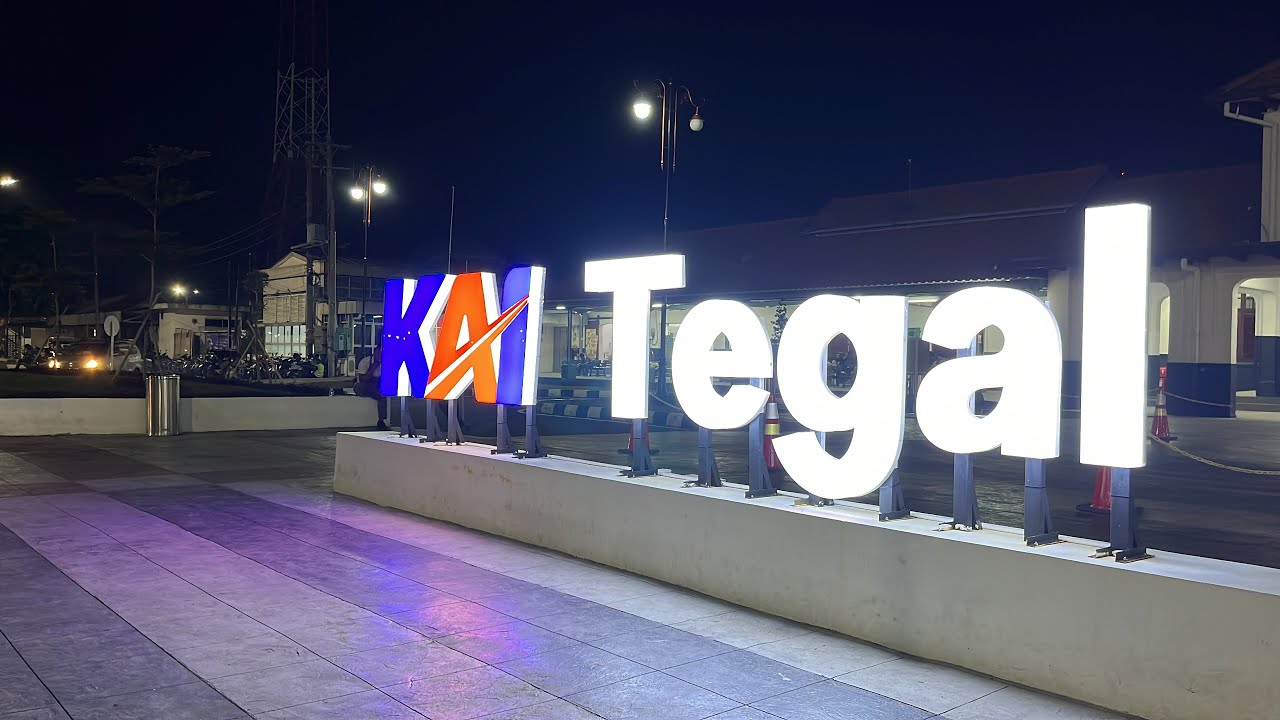 KA KAMANDAKA Pekalongan - Tegal || Wajah Baru Stasiun Tegal || Kereta Api #keretaapi