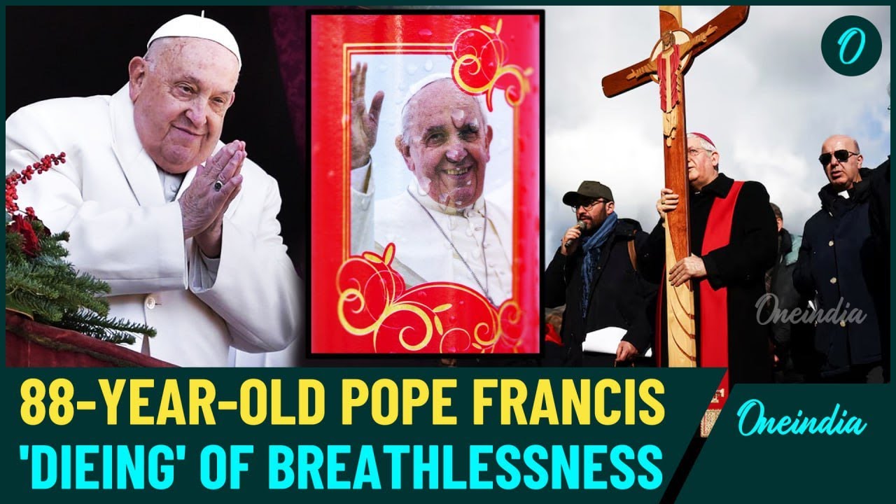 Pope Francis' Health takes U-Turn: Severe Breathing Difficulties, Vomiting, Double Pneumonia Battle