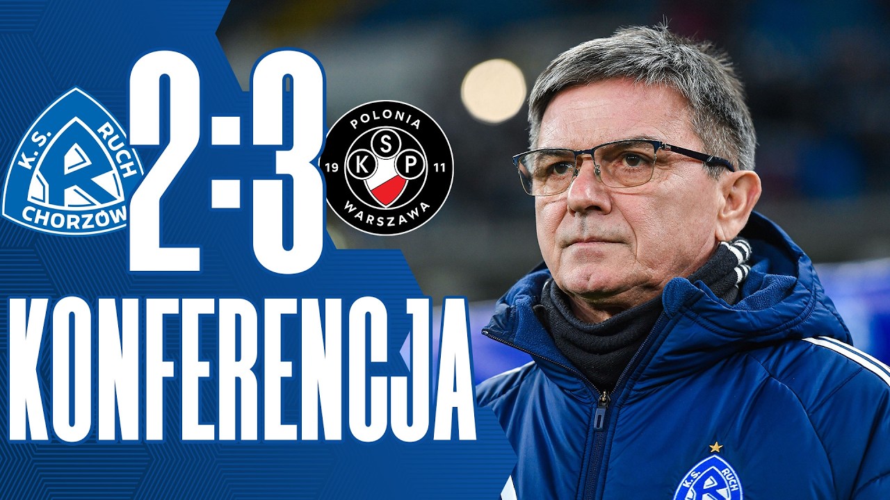 Konferencja prasowa po meczu Ruch Chorzów 2-3 Polonia Warszawa (21.02.2026)