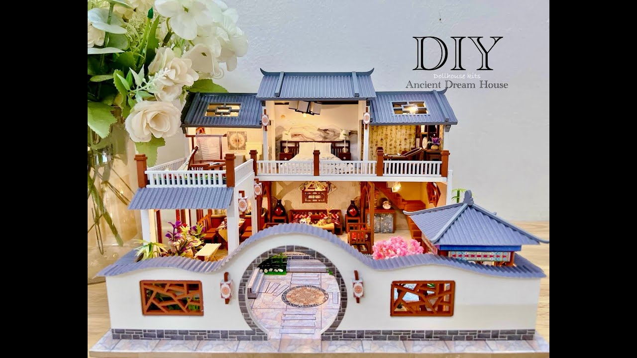 Ancient Dream House | DIY Miniature Dollhouse Crafts | Relaxing Satisfying Video