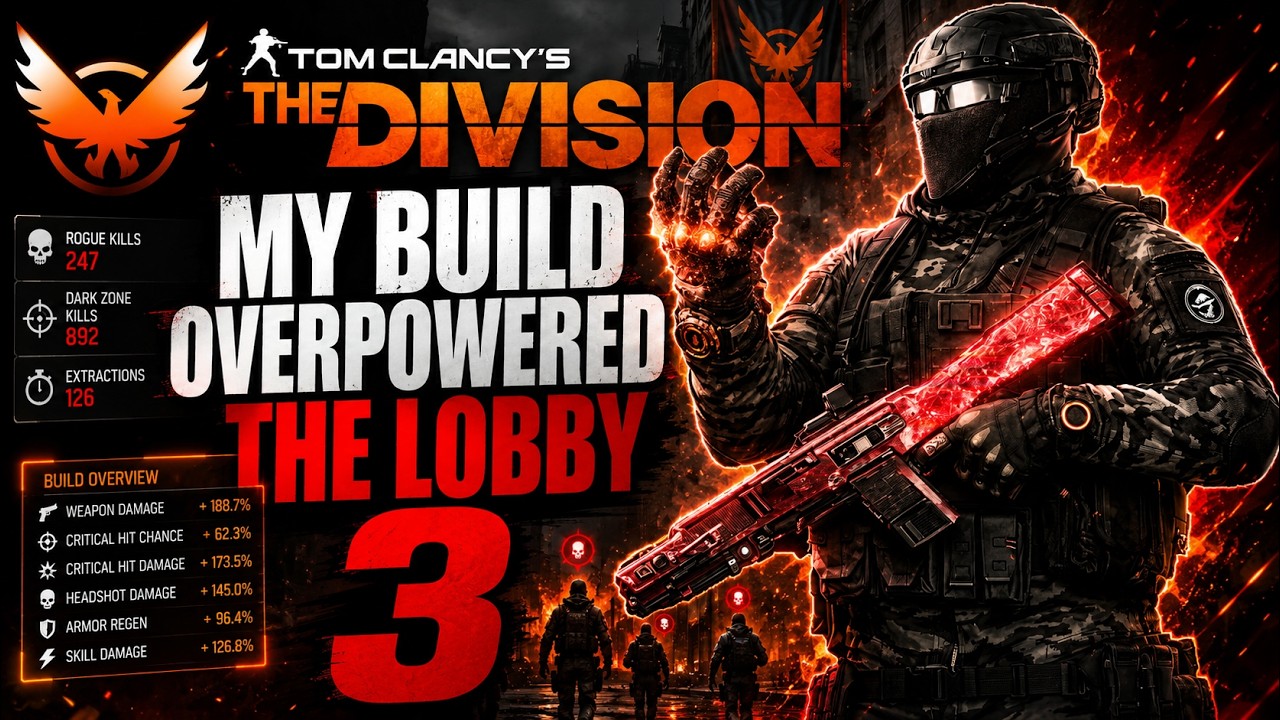My Build Over-Powered The Lobby Again | The Division 2 Dark Zone PVP