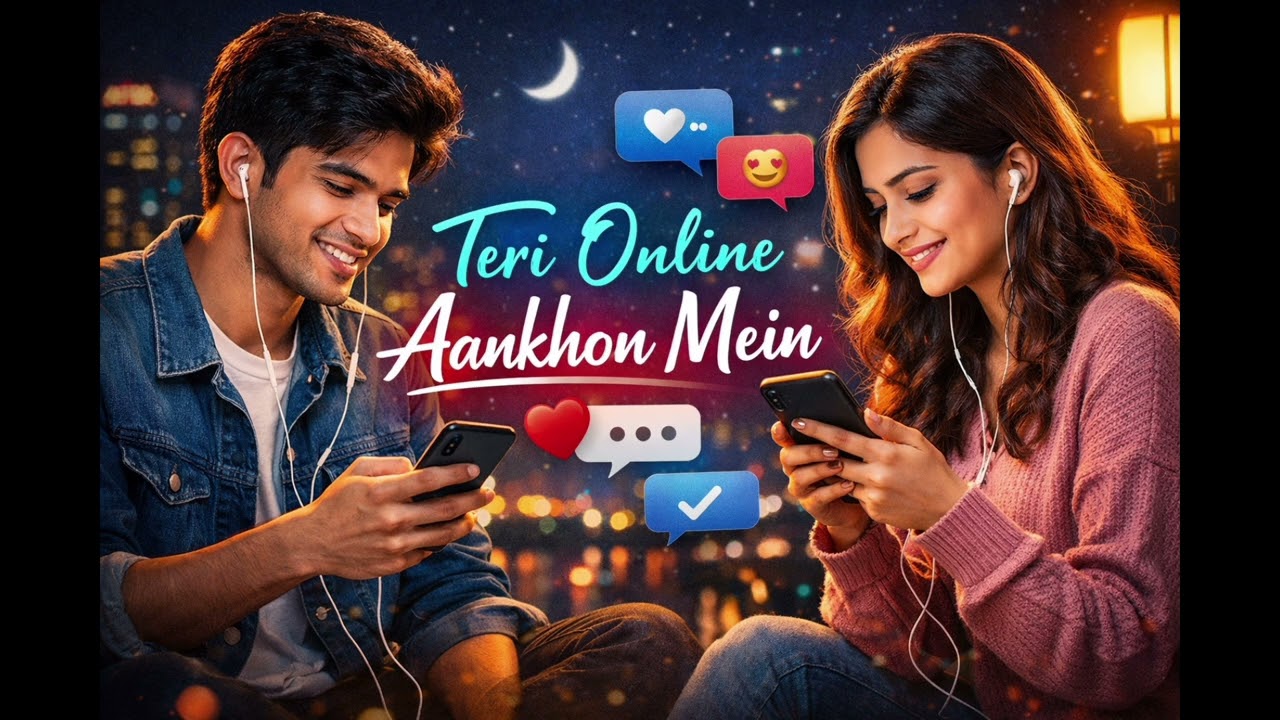 Teri Online Aankhon Mein ❤️ | Romantic Hindi LoFi Song 2026 | Love Chat Vibe Song | New Viral Song