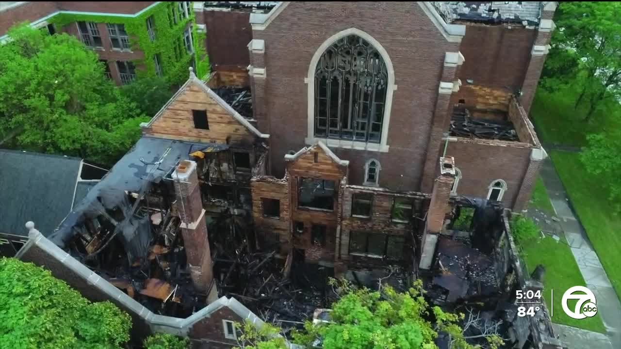 'This is really devastating.' Beloved century-old Detroit church damaged in fire