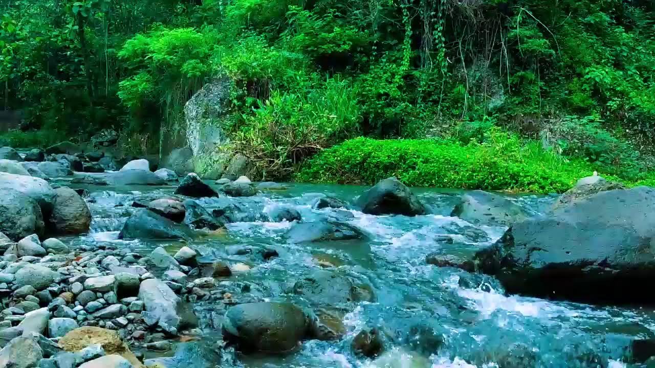Sleep Meditation With Water Sounds 💦 Calming Music Water For sleep running water ASMR sleep