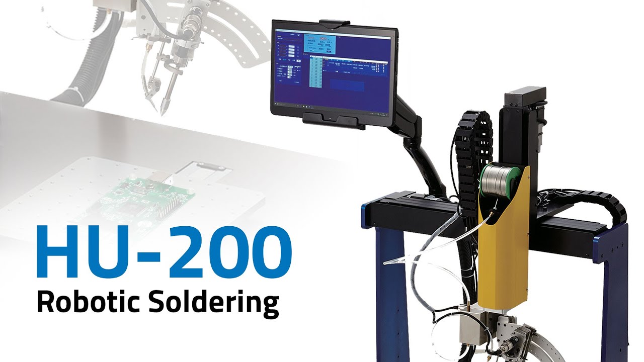 HAKKO HU-200 Robotic Soldering System &mdash; Video by American Hakko