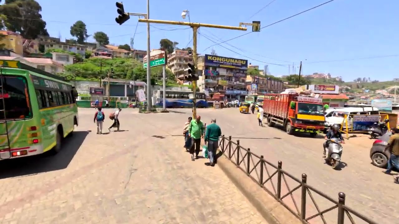 Scenic Drive Ooty Town, Tamilnadu, India 🔥 Ooty City Drive 🔥 National Highway  181🔥 4K 60 FPS