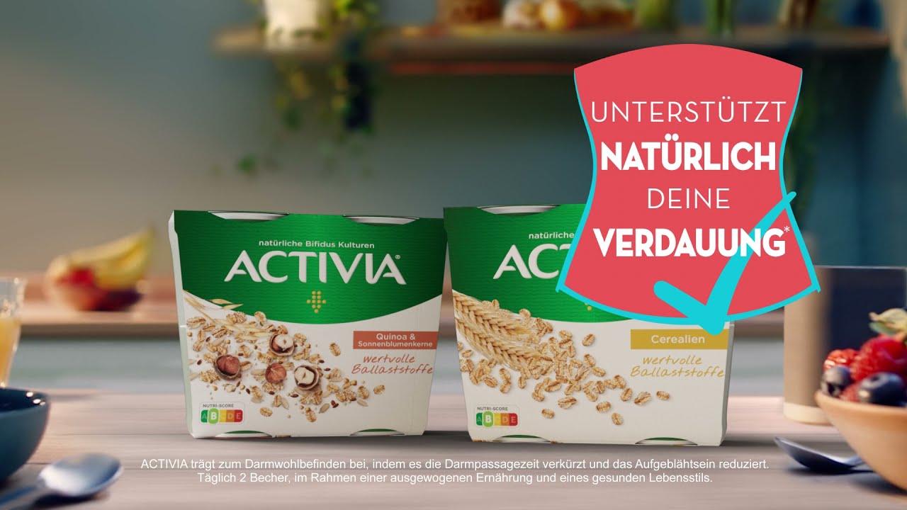 ACTIVIA - Unterstützt natürlich deine Verdauung!