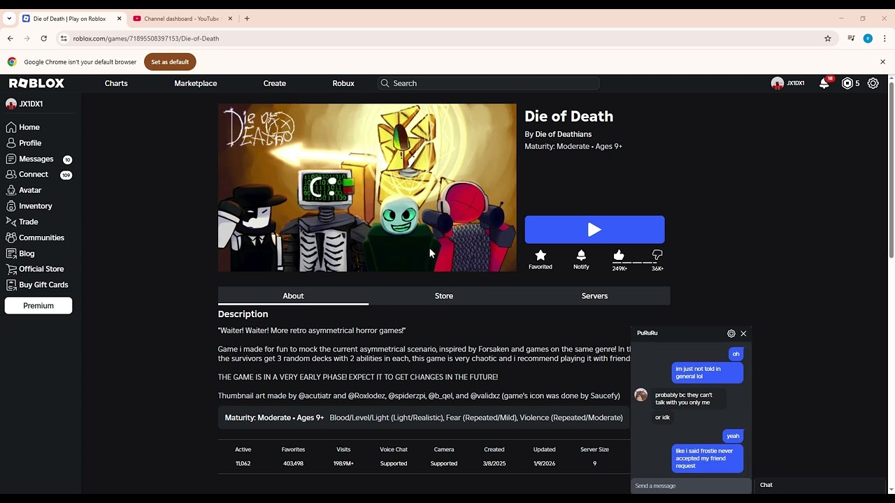 playing die of death at midnight! (gone.. right?? NO! THIS CANT BE!)