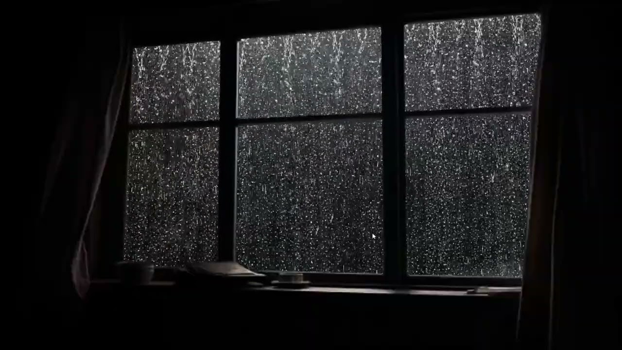 😴 Sleep Instantly 🌧️ Peaceful Rain at the Window