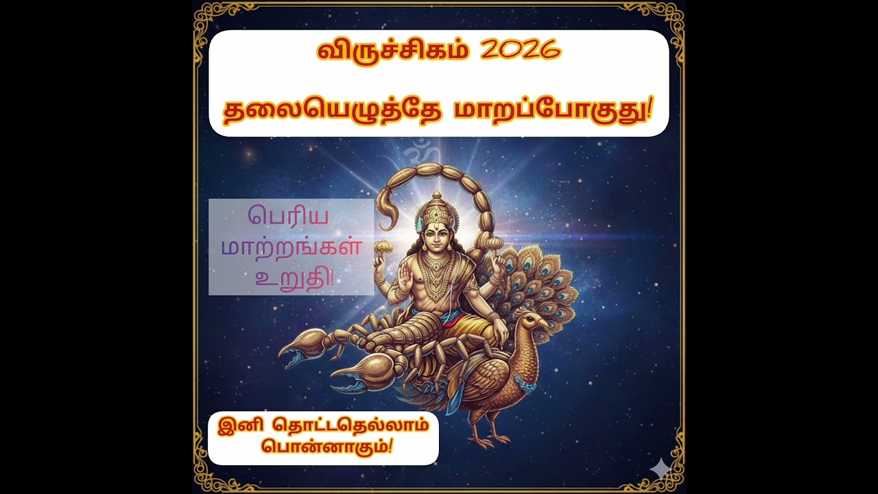 விருச்சிகம் 2026: ஜூன் முதல் கோடீஸ்வர யோகம்! ஜாக்கிரதை.. இத மட்டும் செய்யாதீங்க!