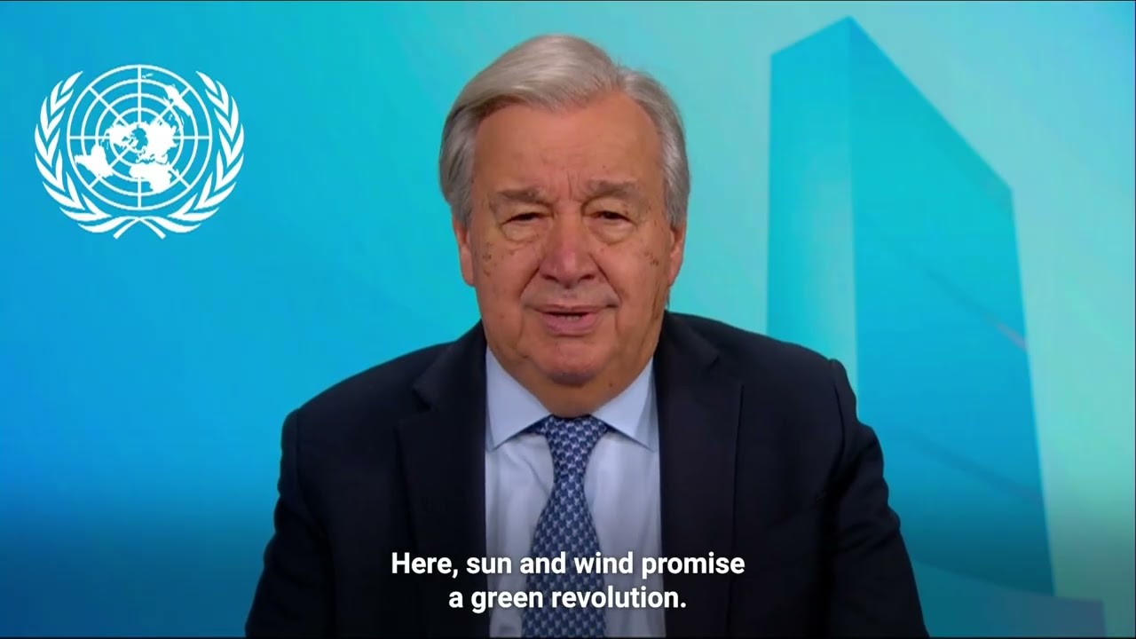 UN Secretary General, António Guterres Message during UNEA-7