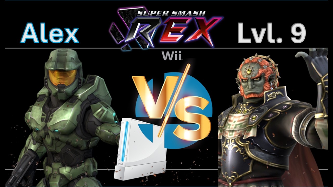 Super Smash REX on Wii Master Chief vs Ganondorf EPIC BATTLE!