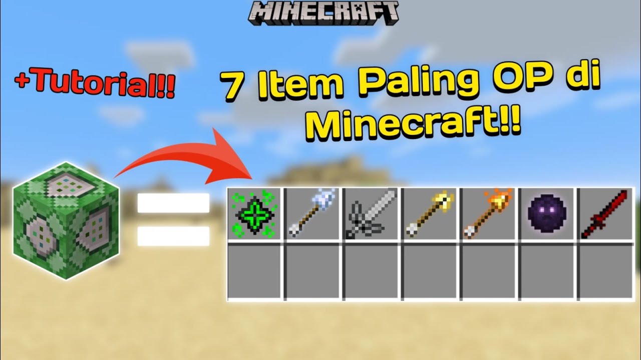 Wahh!! Ini dia 7 Item Paling OP di Minecraft!! 
