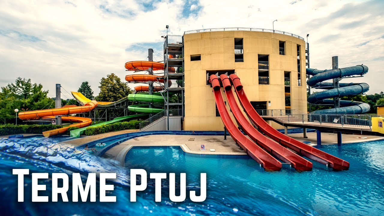 Water Slides at Terme Ptuj Water Park, Slovenia! (GoPro POV)