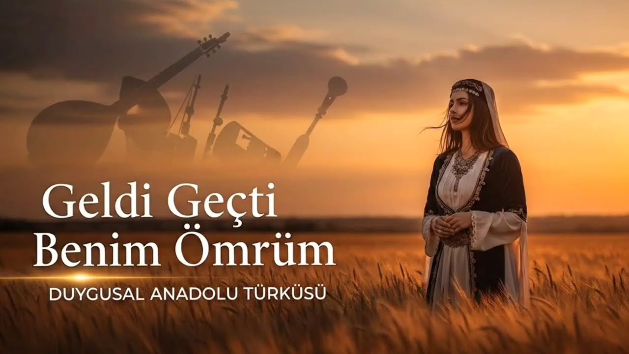 GELDİ GEÇTİ BENİM ÖMRÜM | Duygusal Anadolu Türküsü | Kadın Vokal Türk Halk Müziği