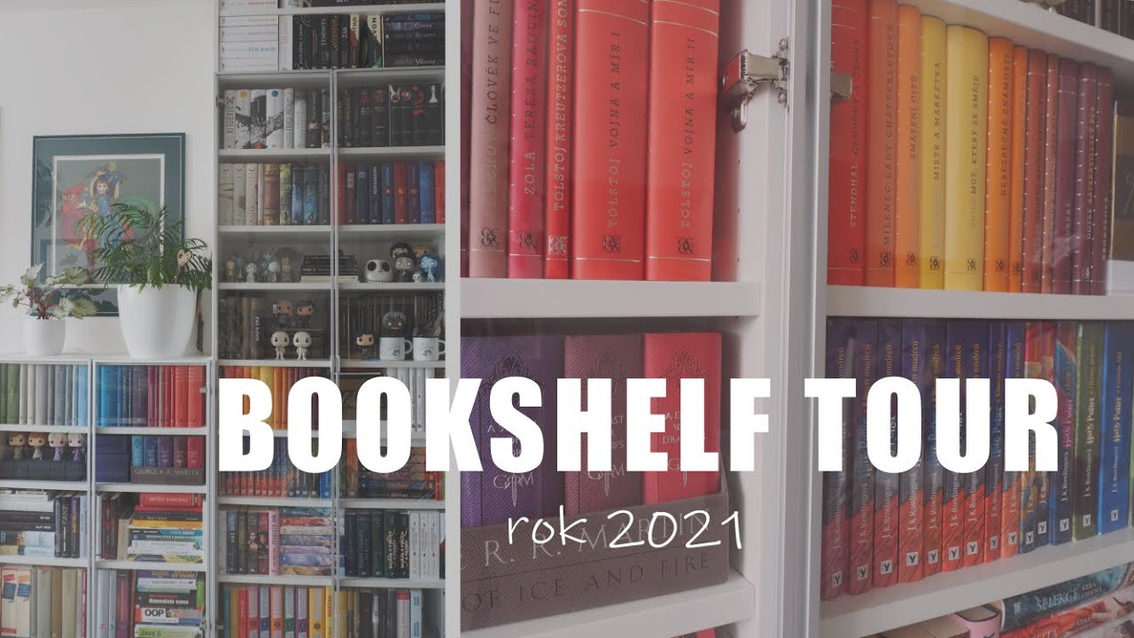 Bookshelf tour - moje knihovna 2021
